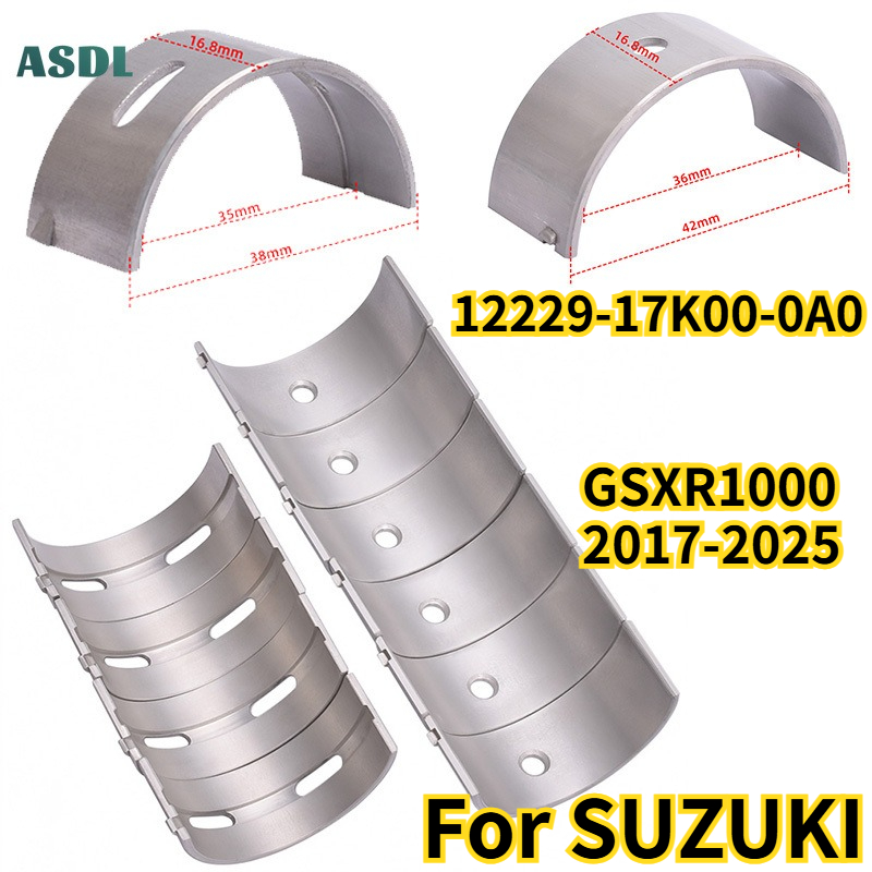 Motorcycle Crankshaft - 35 mm STD ~ +50, SUZUKI