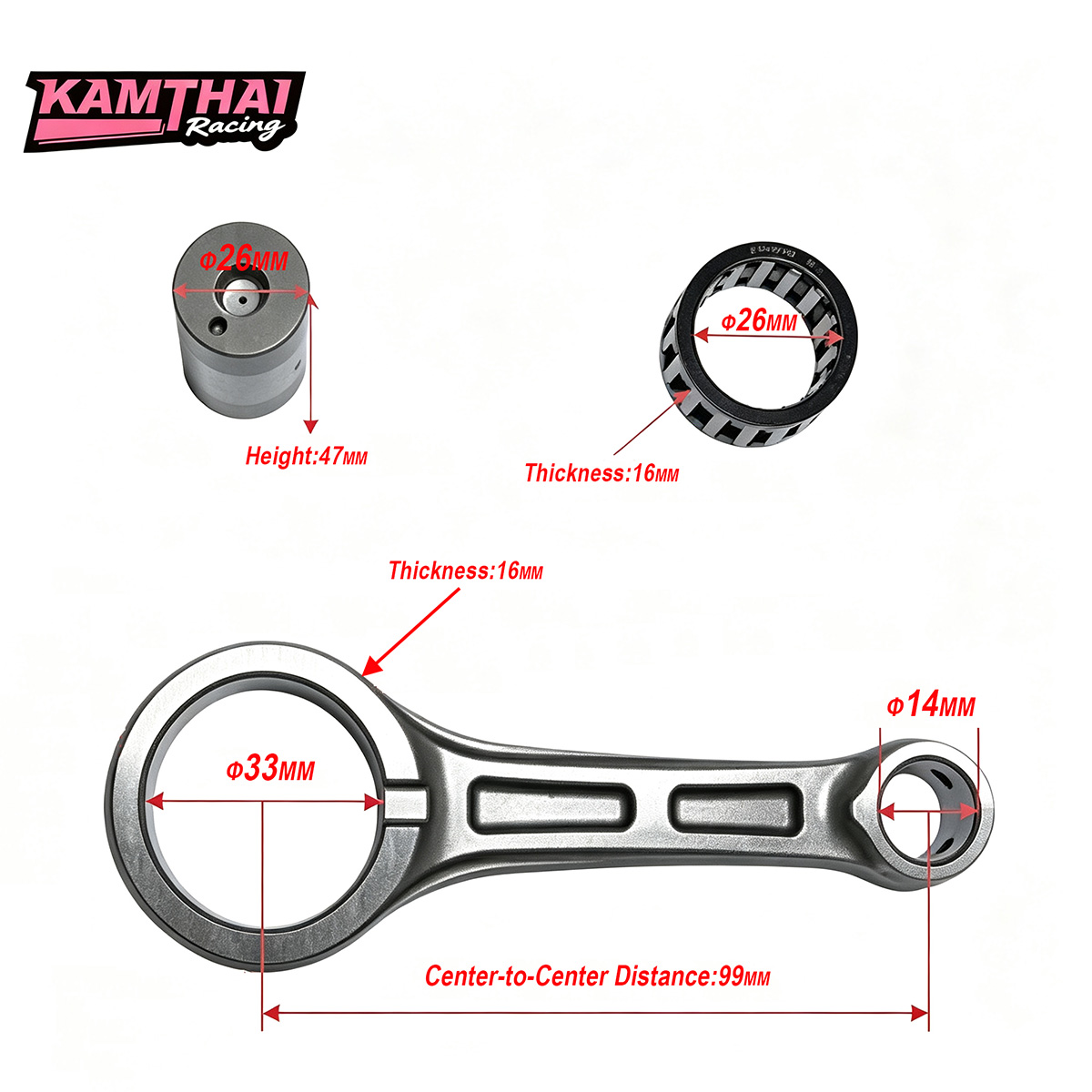 KAMTHAI CNC İşlemeli Bağlantı  - Motorcycle Crankshaft incelemesi ve fiyatı